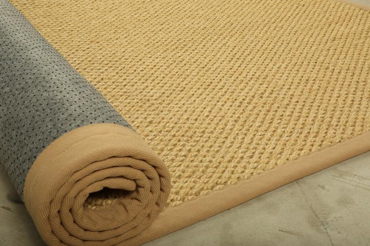 Finished sisal carpet